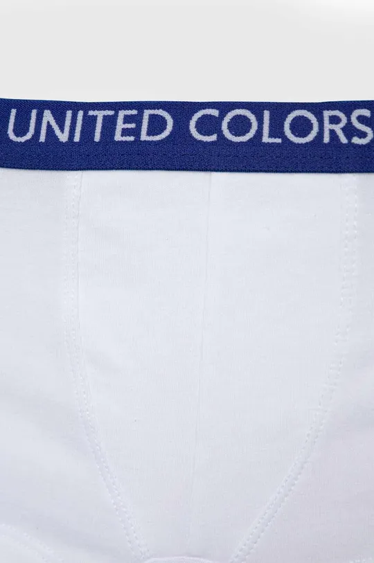 biały United Colors of Benetton bokserki dziecięce 2-pack