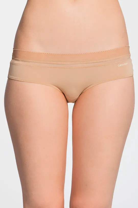beżowy Calvin Klein Underwear - Figi Hipster Damski