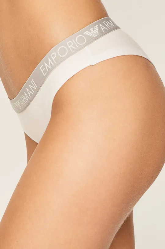 Emporio Armani - Brazílske nohavičky (2-pak) biela