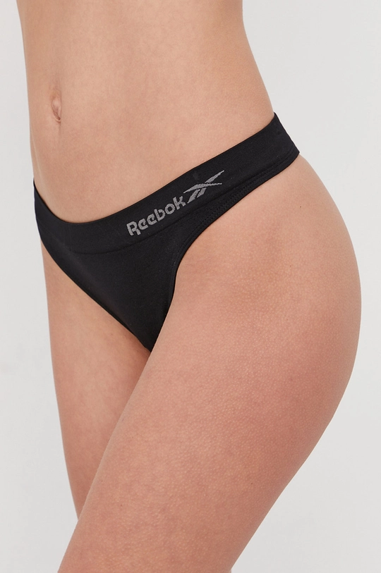 czarny Reebok Stringi (2-pack) U4.C9501 Damski