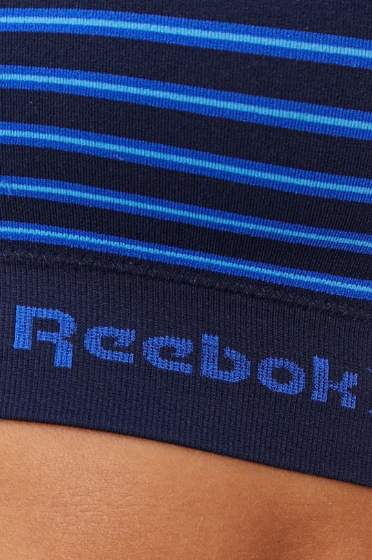 тёмно-синий Спортивный бюстгальтер Reebok F9606