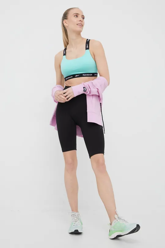 Reebok reggiseno sportivo Dollie verde