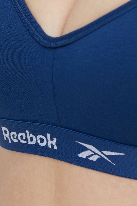 stalowy niebieski Reebok biustonosz sportowy F9793