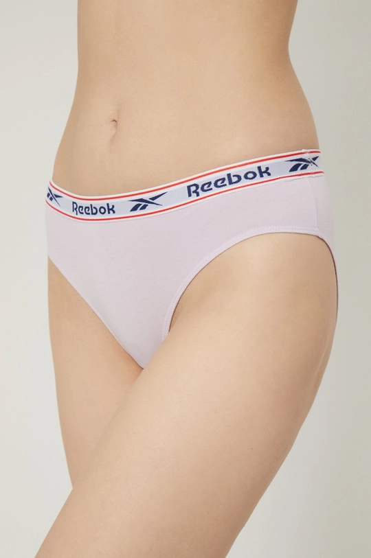 niebieski Reebok figi F9801 (3-pack) Damski