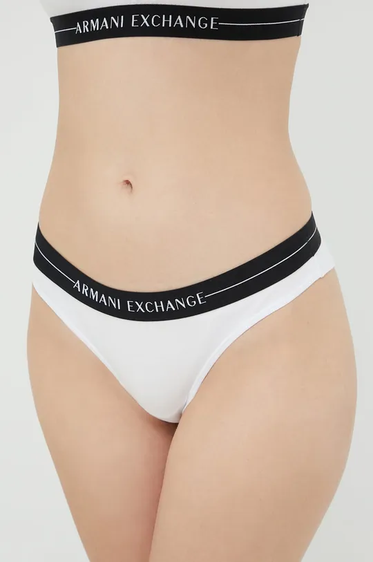 biela Brazílske nohavičky Armani Exchange Dámsky