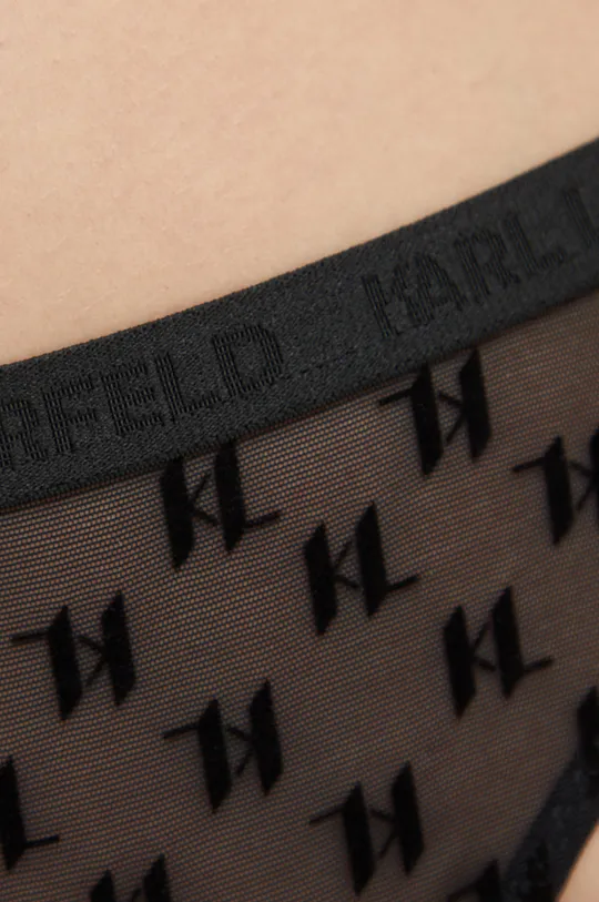 czarny Karl Lagerfeld stringi 225W2106