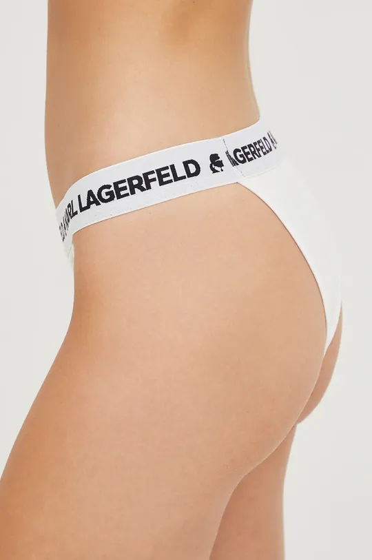 Brazílske nohavičky Karl Lagerfeld biela
