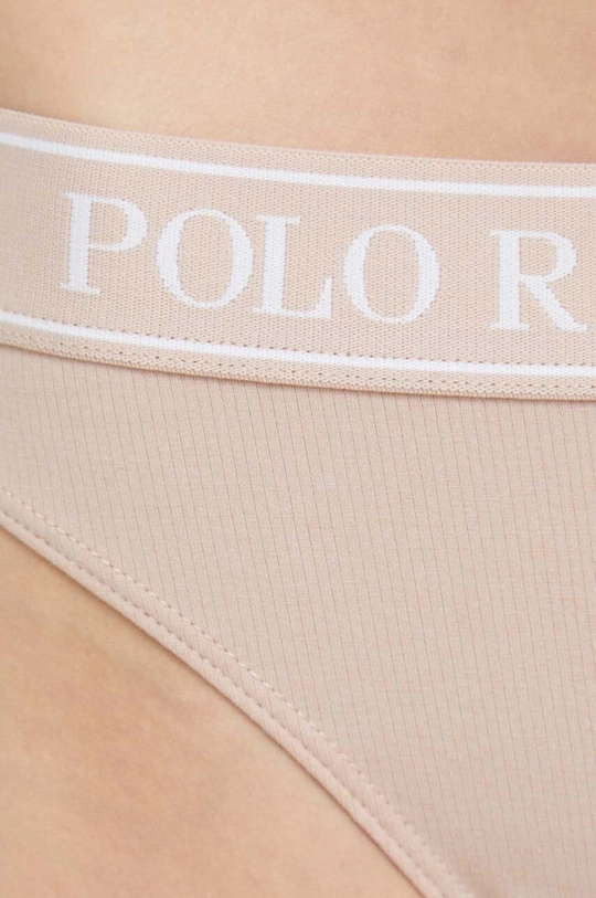 beżowy Polo Ralph Lauren stringi