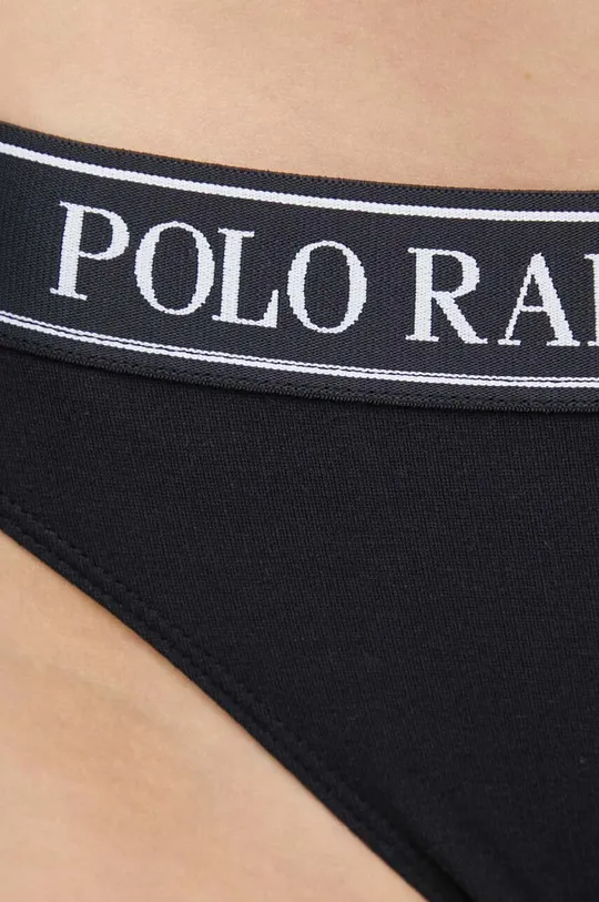čierna Tangá Polo Ralph Lauren
