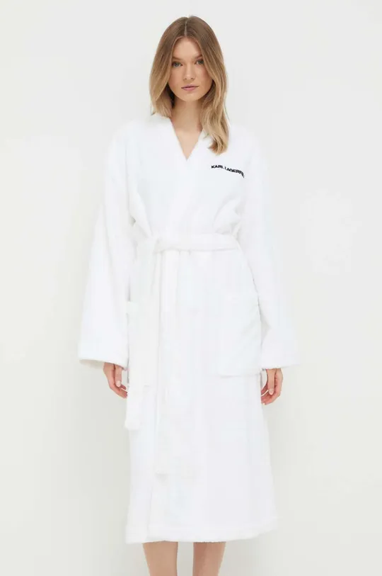 bijela Kućni ogrtač Karl Lagerfeld Ženski