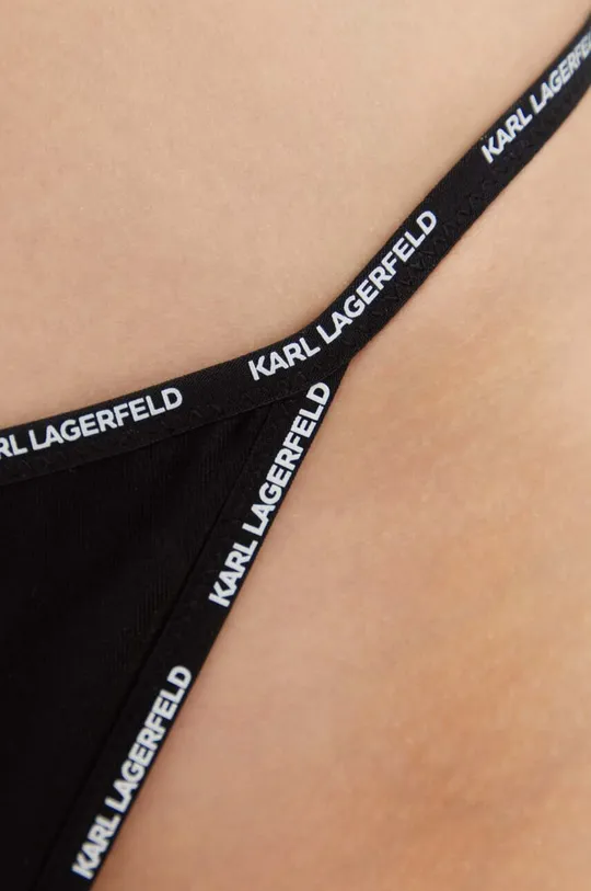 czarny Karl Lagerfeld stringi