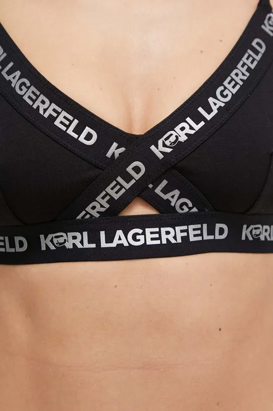 czarny Karl Lagerfeld biustonosz