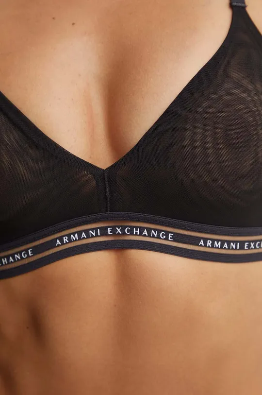 čierna Podprsenka Armani Exchange