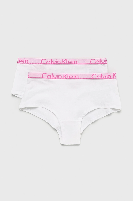 biały Calvin Klein Underwear - Figi dziecięce (2-pack) Dziewczęcy