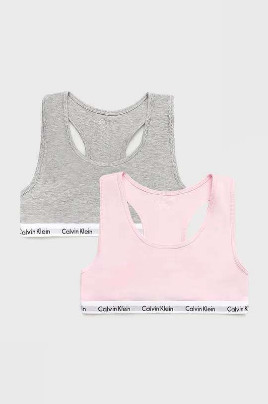 серый Calvin Klein Underwear - Бюстгальтер dziecięcy 128-176 cm (2-pack) Для девочек