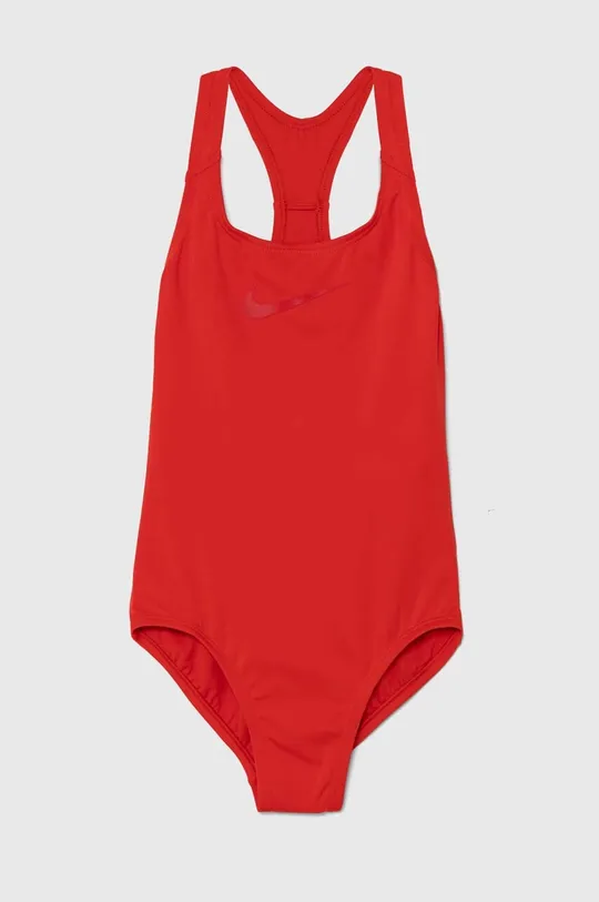 crvena Dječji jednodijelni kupaći kostim Nike Kids Za djevojčice