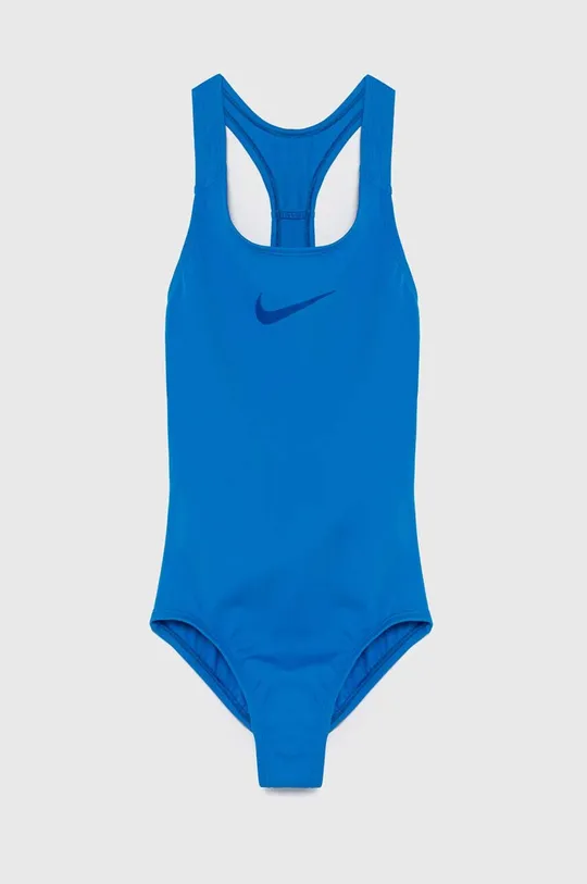 блакитний Суцільний дитячий купальник Nike Kids Для дівчаток
