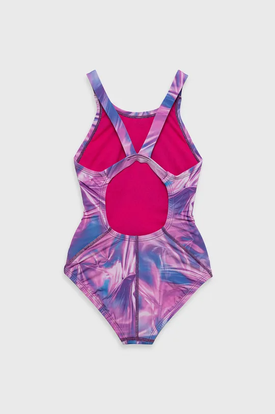 Nike Kids jednoczęściowy strój kąpielowy dziecięcy fioletowy
