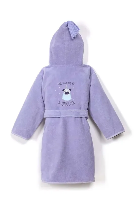 Детский халат La Millou DOGGY UNICORN S фиолетовой