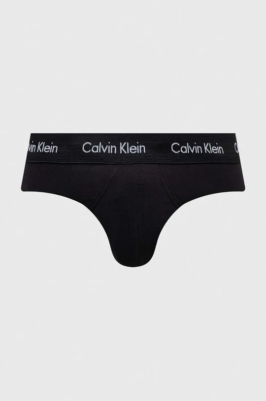 Слипы Calvin Klein Underwear 3 шт чёрный