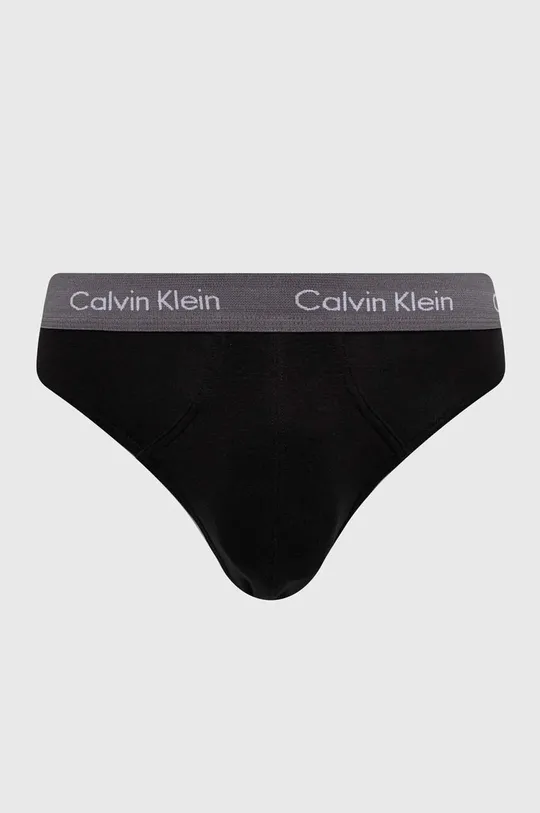 Slipy Calvin Klein Underwear 3-pak čierna