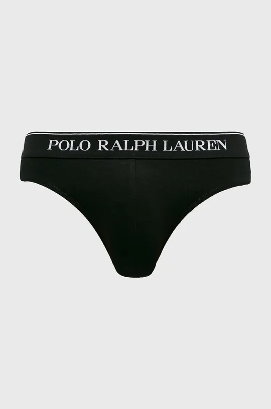 čierna Polo Ralph Lauren - Slipy (3-pak) Pánsky