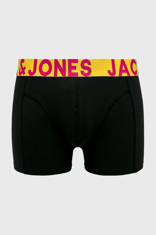 fekete Jack & Jones - Boxeralsó (3 db) Férfi