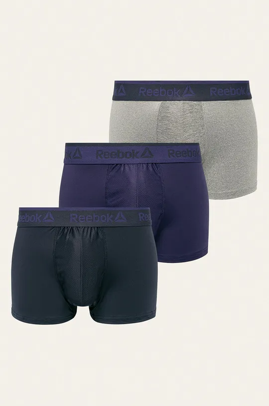 tmavomodrá Reebok - Boxerky (3-pak) F8187 Pánsky