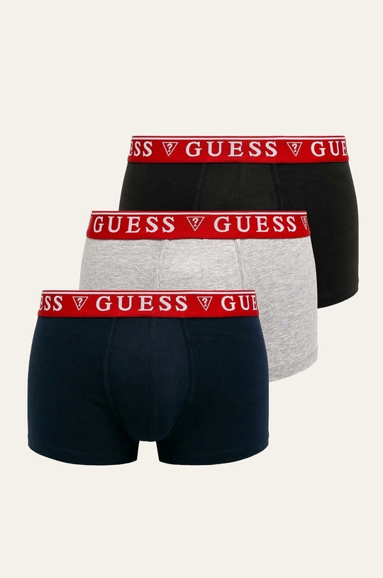 sivá Guess Jeans - Boxerky (3 pak) Pánsky