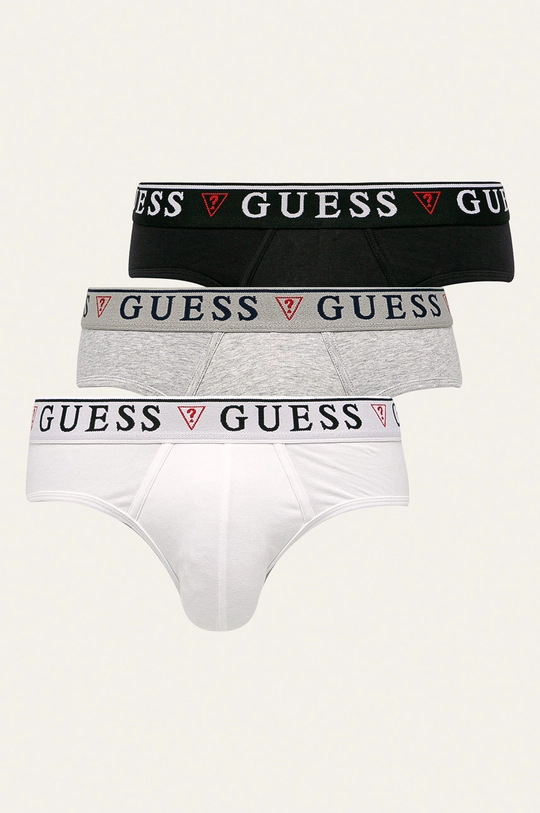 biały Guess Slipy (3-pack) Męski