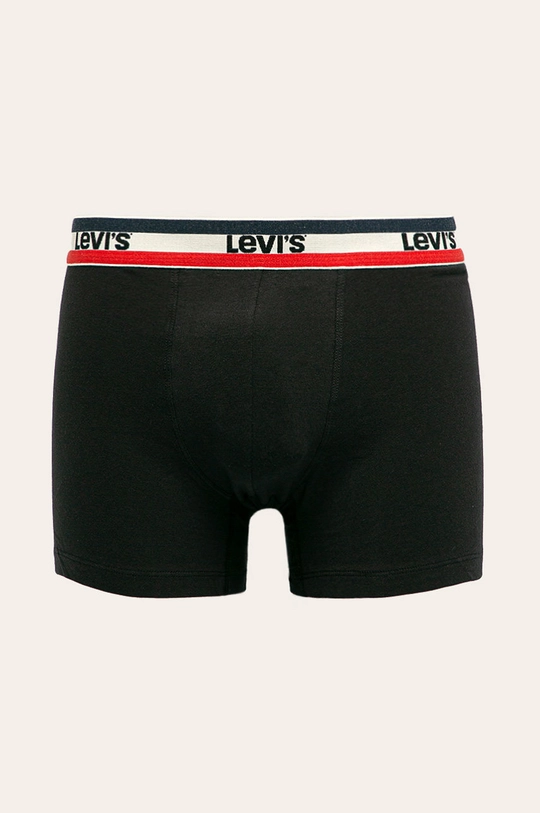 negru Levi's boxeri (2-pack) De bărbați