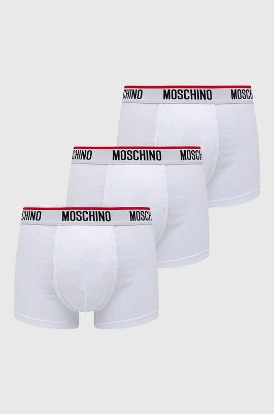 λευκό Μποξεράκια Moschino Underwear Ανδρικά