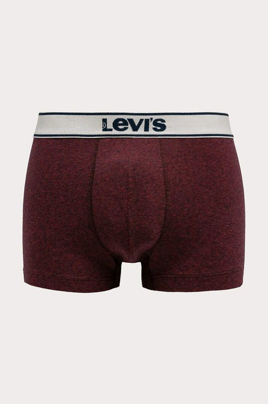 bordowy Levi's - Bokserki (2-pack) Męski