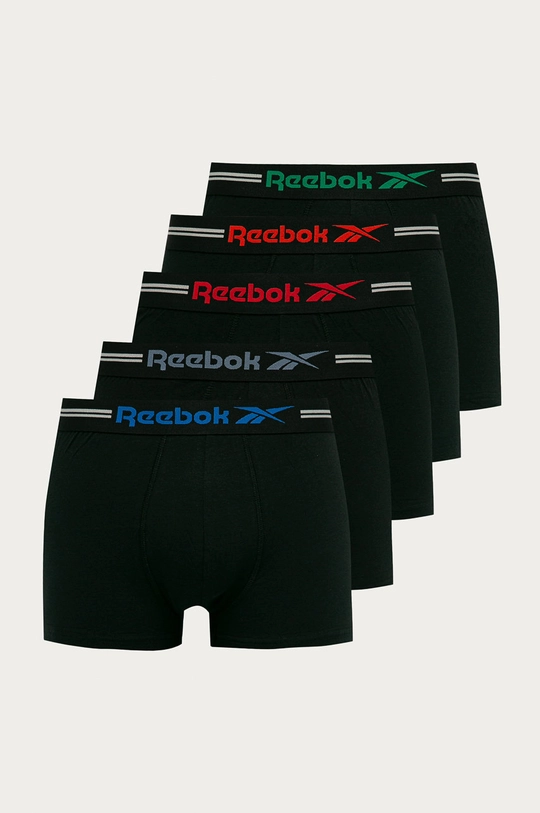 czarny Reebok - Bokserki (5-pack) U5.F8284 Męski