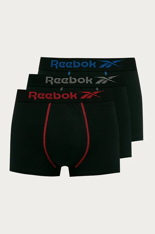 czarny Reebok - Bokserki (3-pack) U5.F8297 Męski