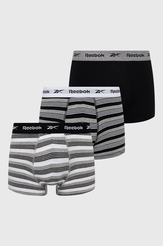 czarny Reebok Bokserki (3-pack) F8333 Męski