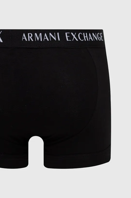 Armani Exchange boxeralsó (2 db) fekete