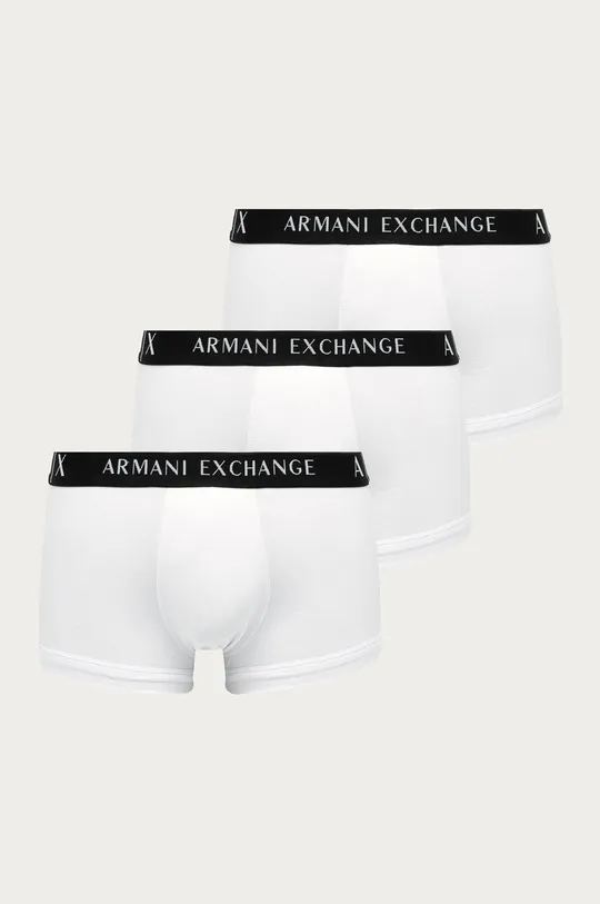 λευκό Armani Exchange - Μποξεράκια (3-pack) Ανδρικά