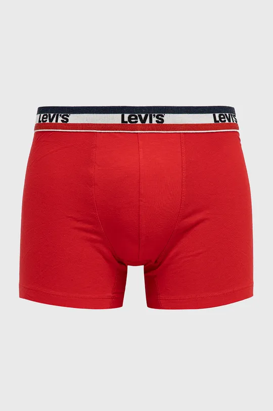 white Levi's boxer shorts