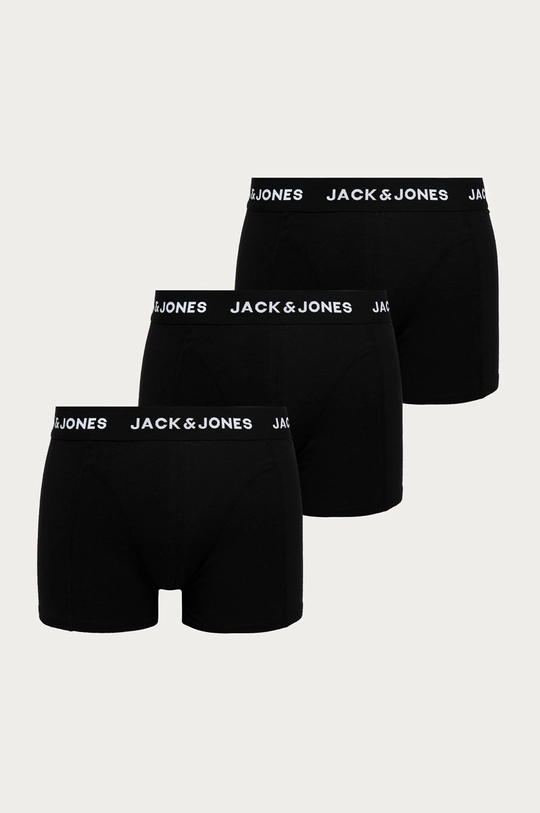 fekete Jack & Jones - Boxeralsó (3 db) Férfi