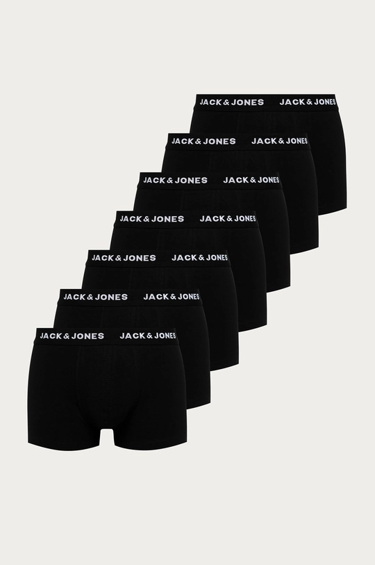 чёрный Jack & Jones - Боксеры (7-pack) Мужской