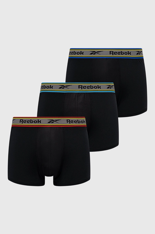 czarny Reebok Bokserki (3-pack) U5.F8305 Męski