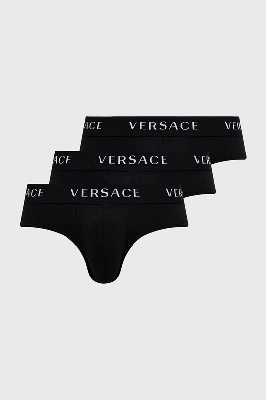 czarny Versace slipy (3-pack) Męski