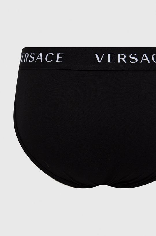 Slipy Versace (3-pak) čierna