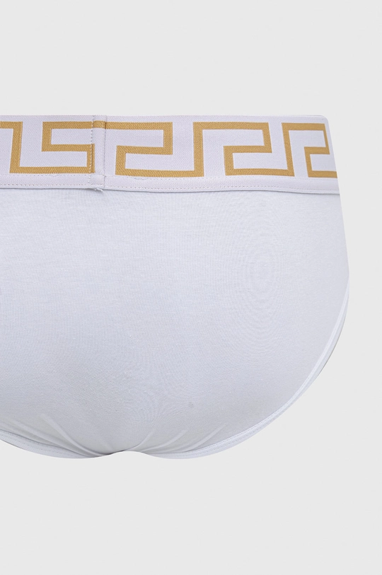 Versace briefs Basic material: 94% Cotton, 6% Elastane Rib-knit waistband: 82% Polyester, 9% Elastane, 9% Nylon