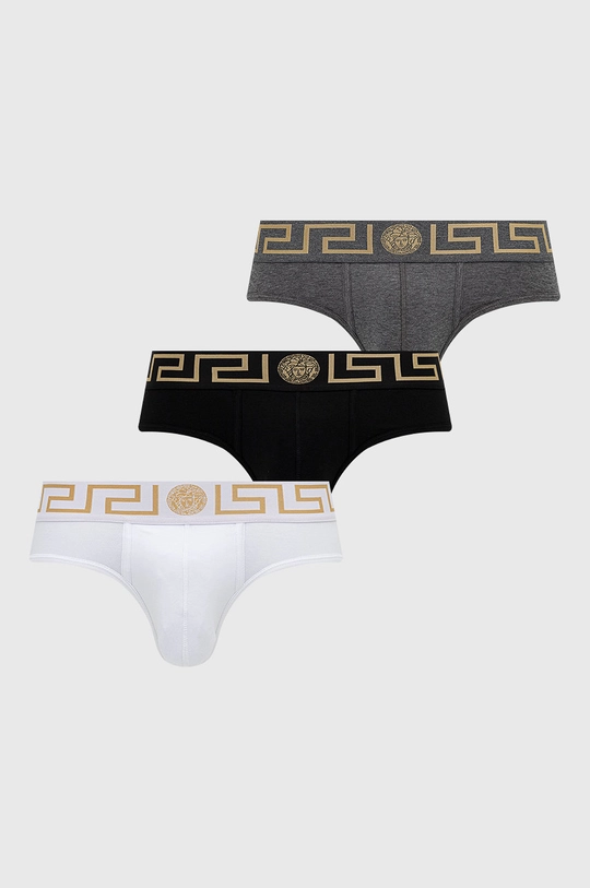 czarny Versace slipy (3-pack) Męski