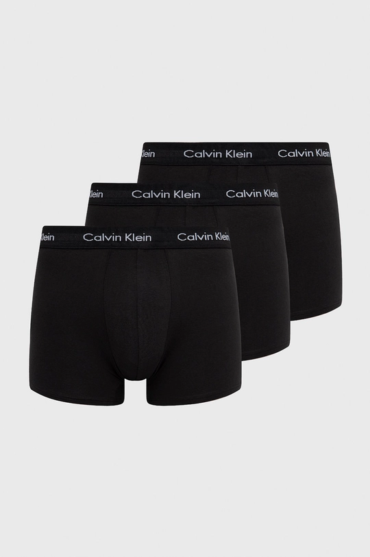 czarny Calvin Klein bokserki (3-pack) Męski