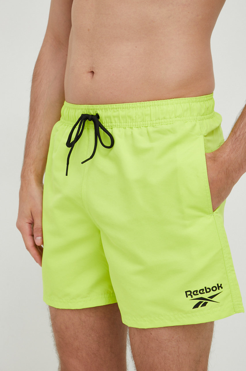 żółto - zielony Reebok szorty kąpielowe Męski