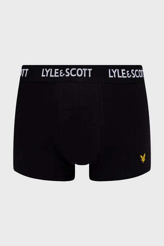 Boxerky Lyle & Scott (3-pack) čierna