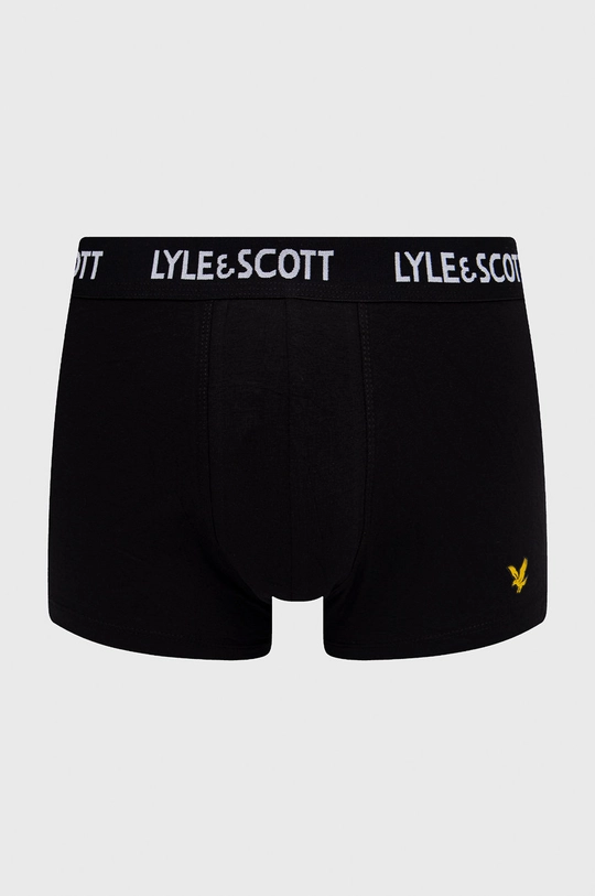 Lyle & Scott boxeralsó (3-pack) fekete